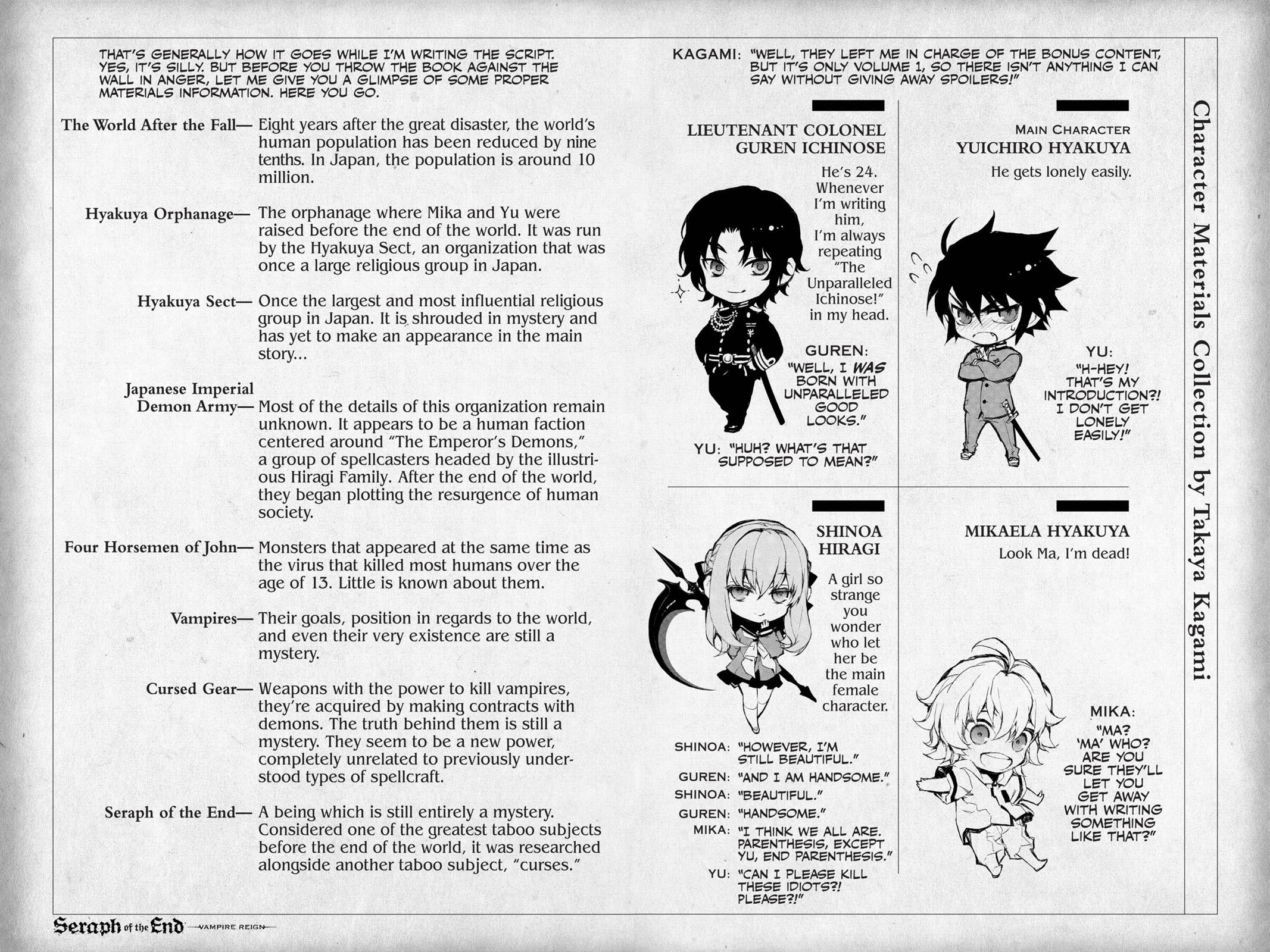 Read Seraph of the End Vampire Reign Manga Online