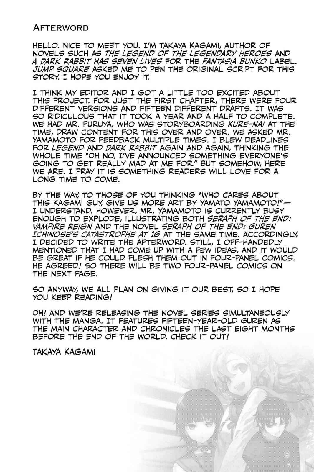 Read Seraph of the End Vampire Reign Manga Online