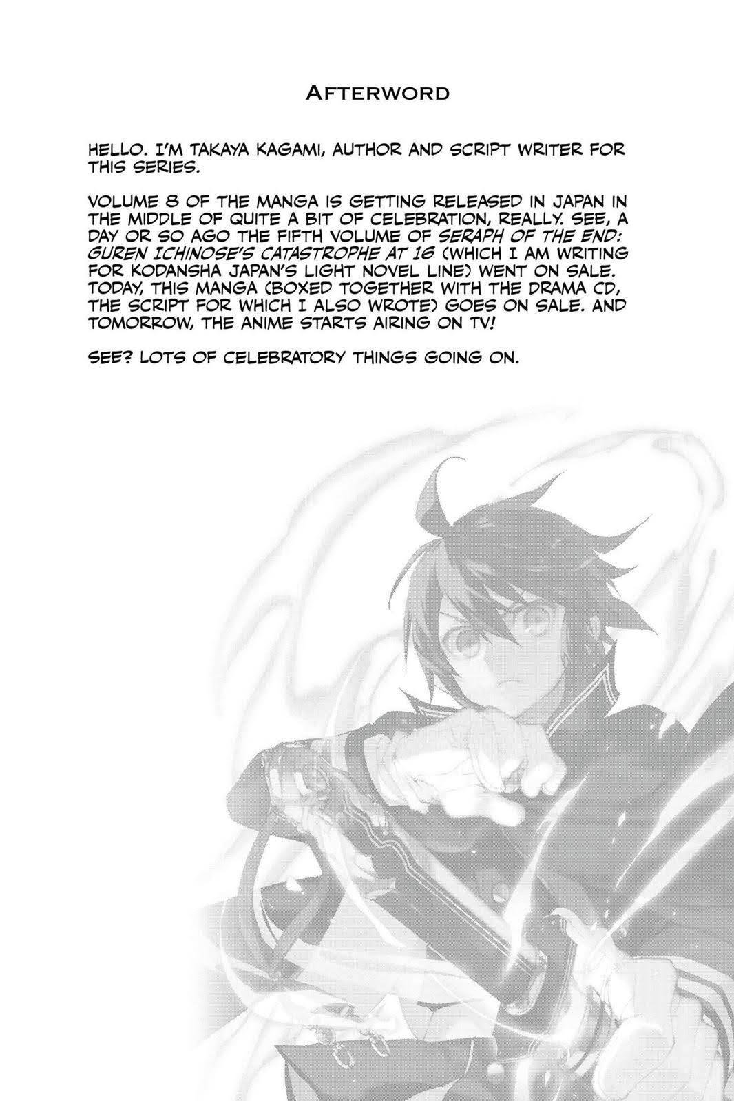 Read Seraph of the End Vampire Reign Manga Online