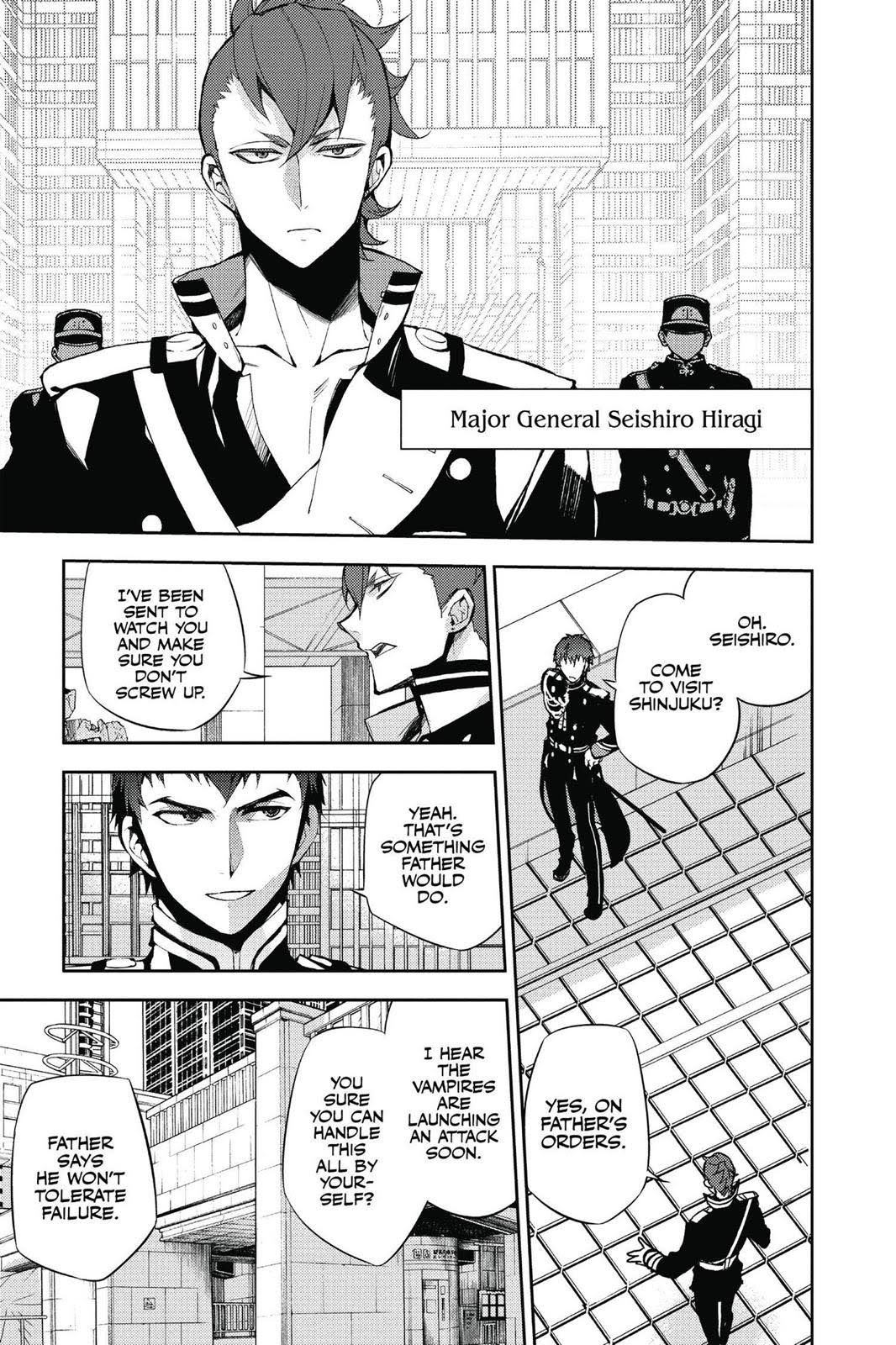 Read Seraph of the End Vampire Reign Manga Online