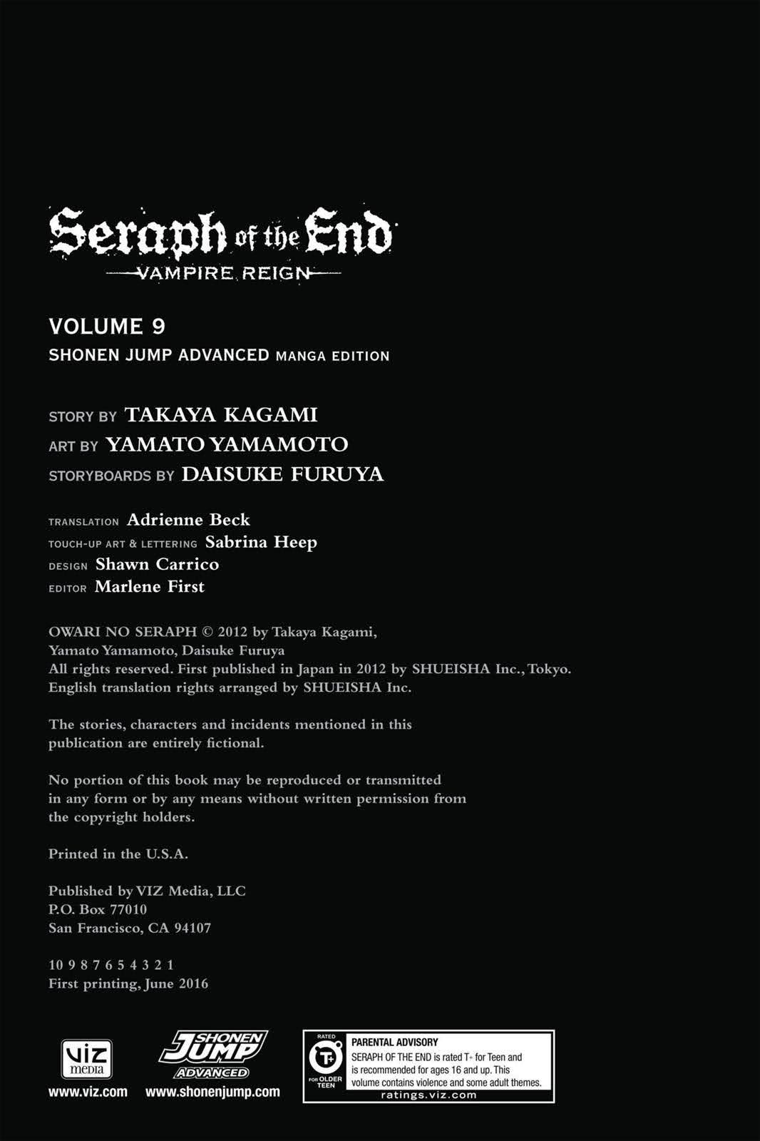 Read Seraph of the End Vampire Reign Manga Online