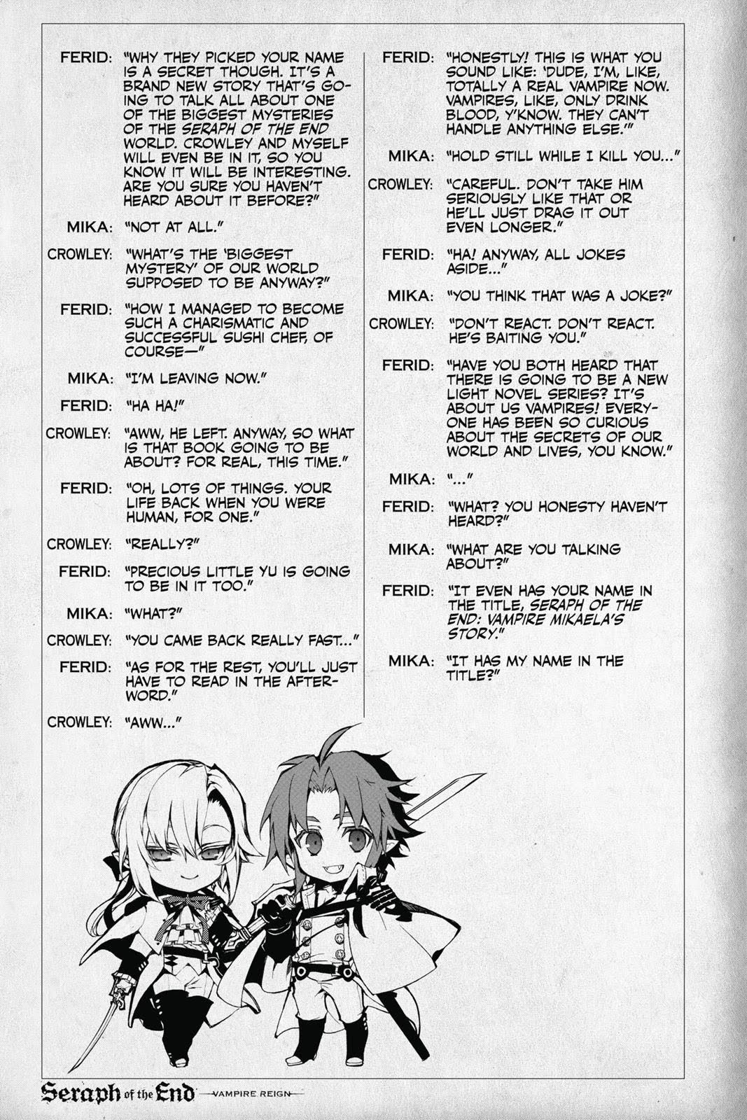 Read Seraph of the End Vampire Reign Manga Online
