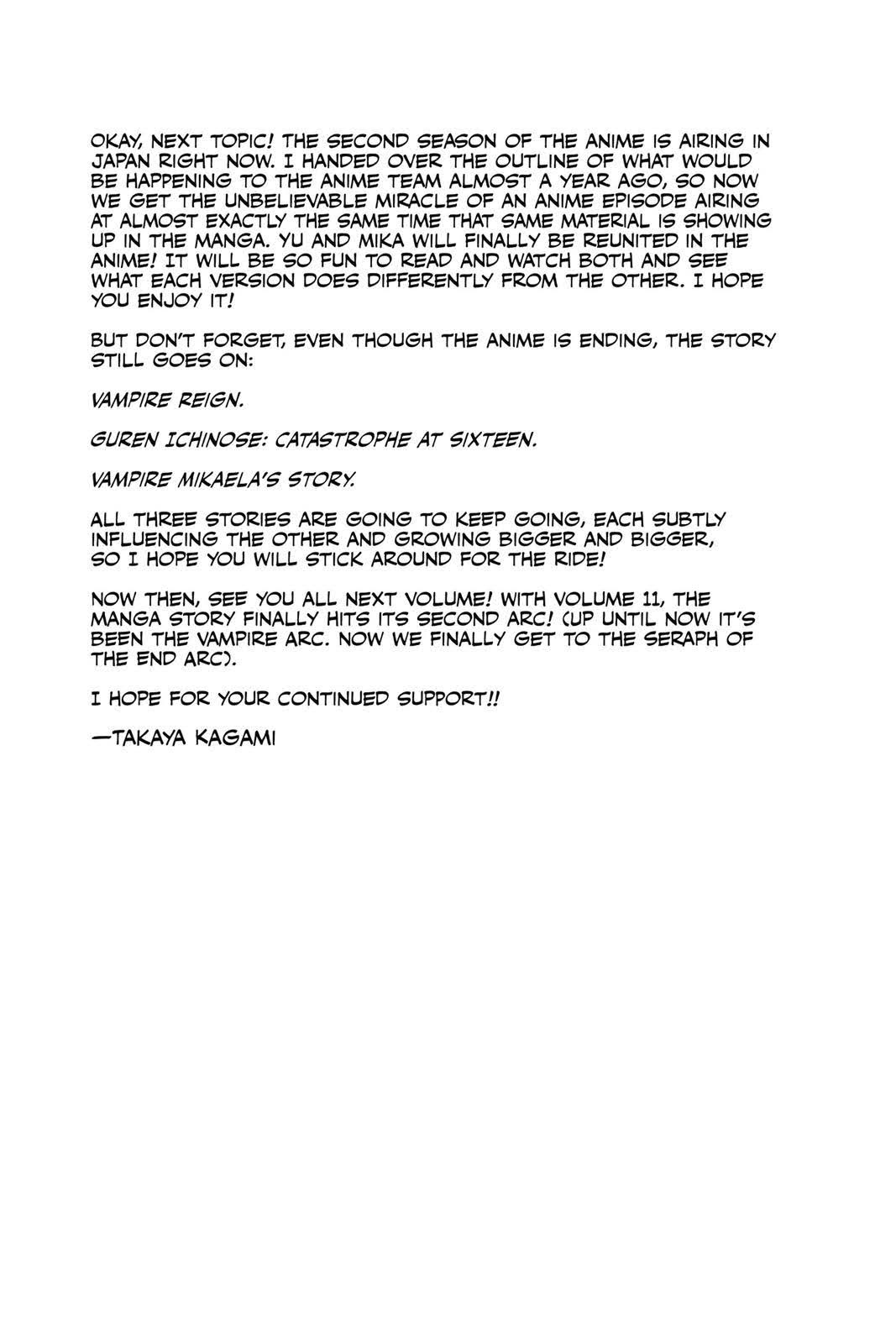Read Seraph of the End Vampire Reign Manga Online