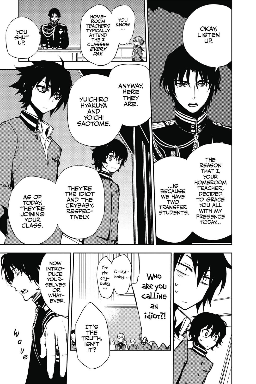 Read Seraph of the End Vampire Reign Manga Online