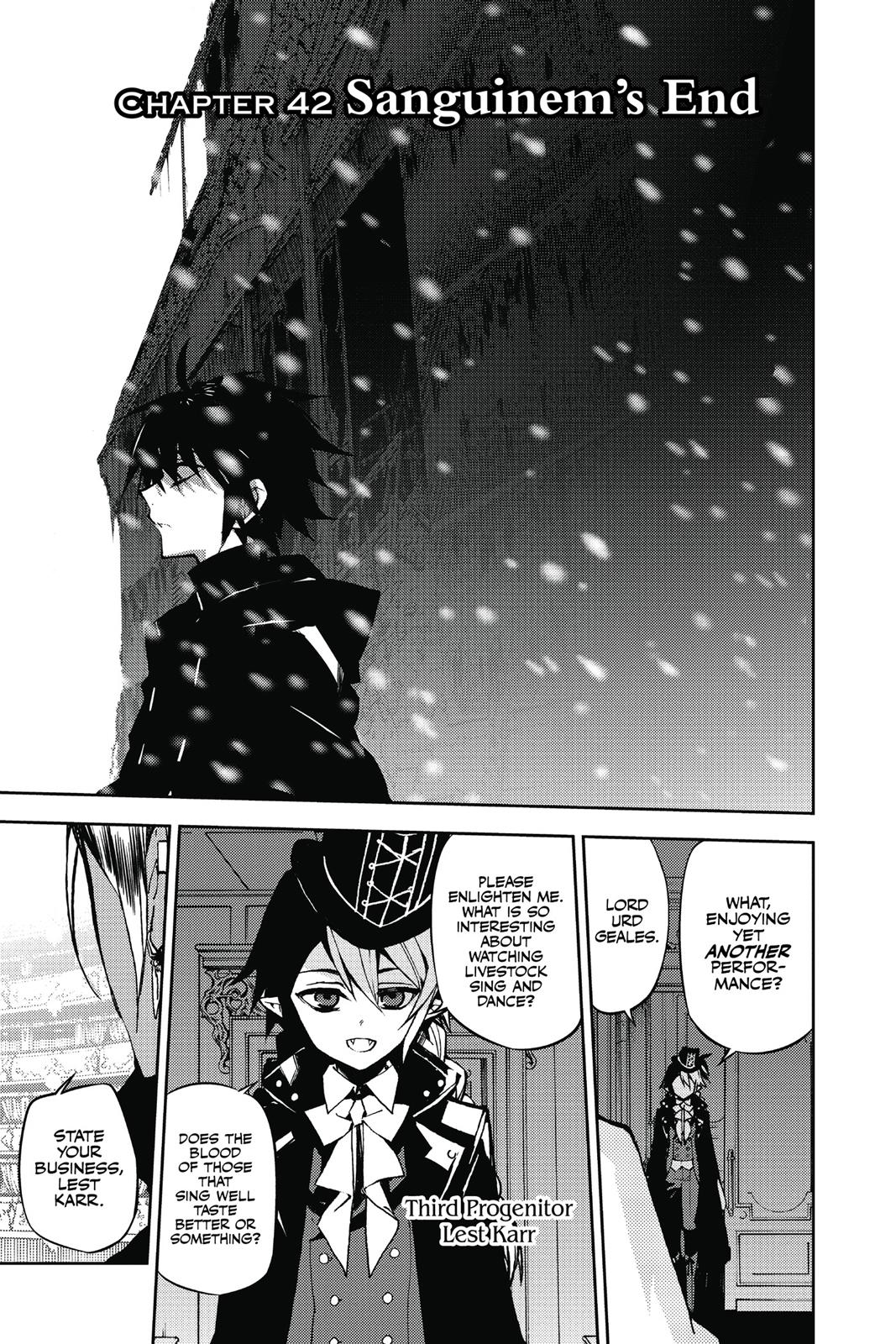 Read Seraph of the End Vampire Reign Manga Online