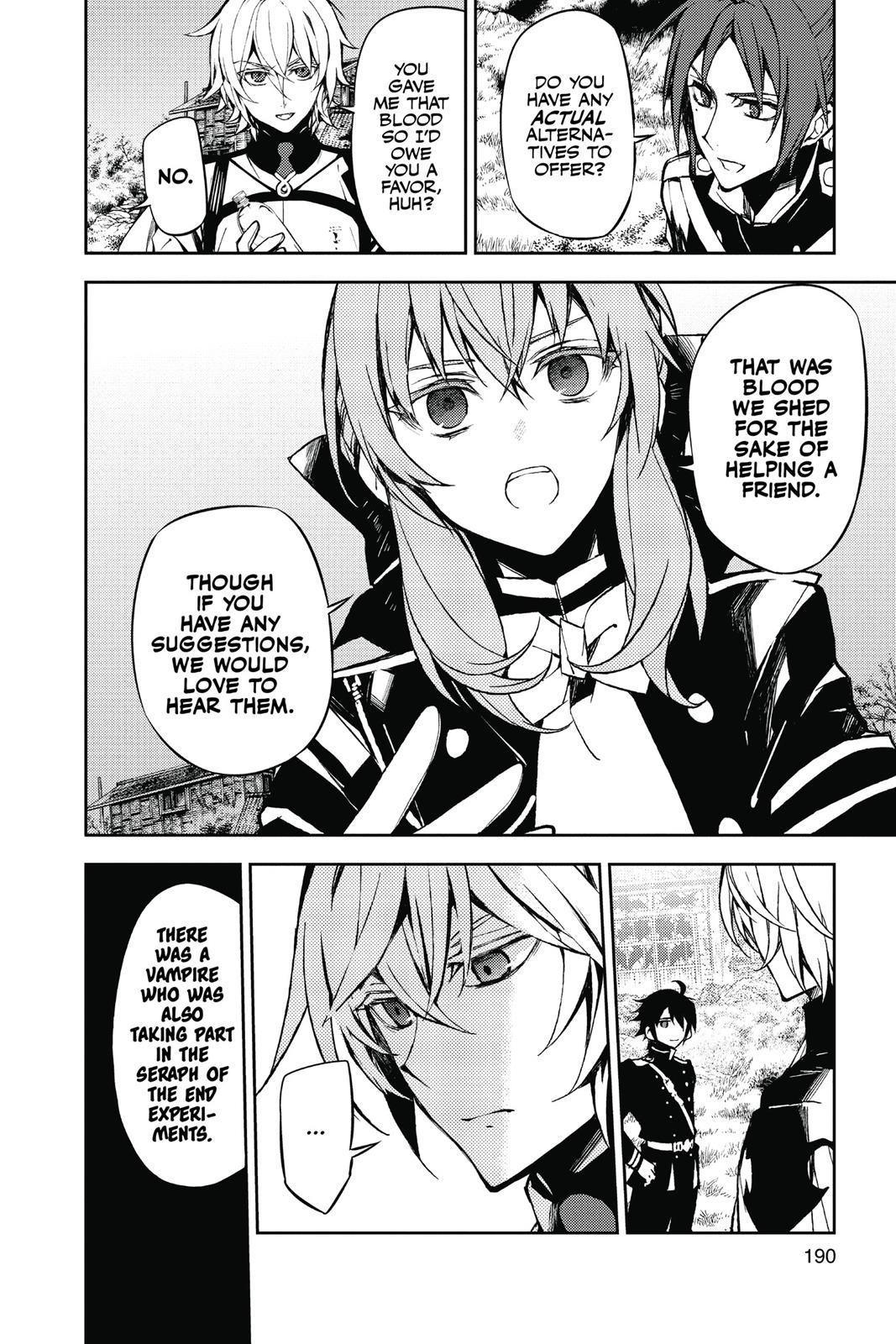 Read Seraph of the End Vampire Reign Manga Online