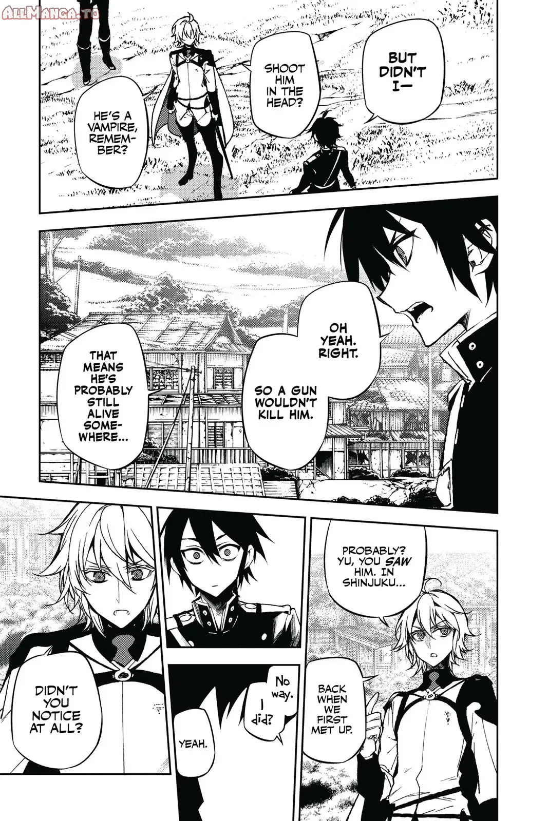 Read Seraph of the End Vampire Reign Manga Online