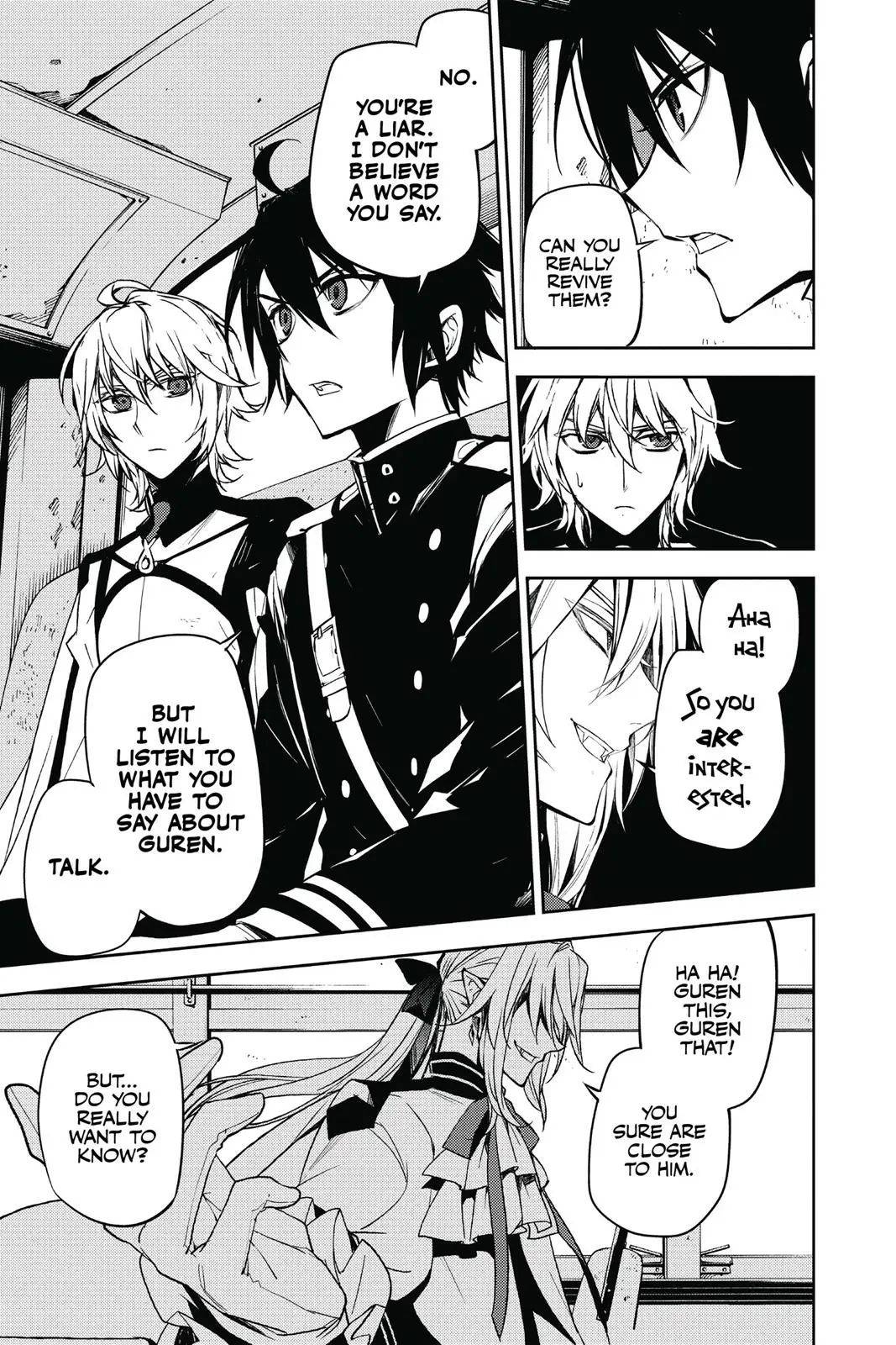 Read Seraph of the End Vampire Reign Manga Online