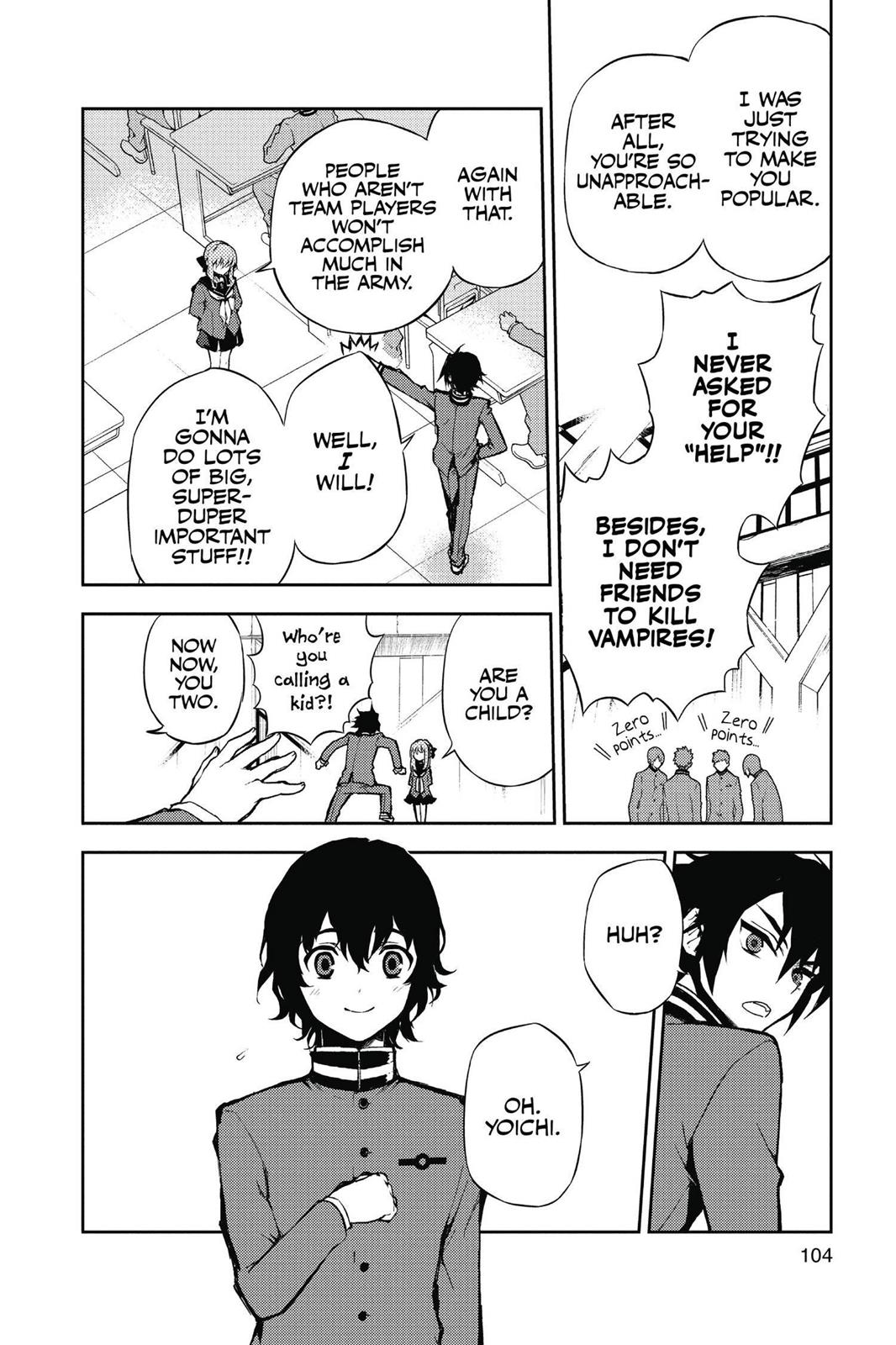 Read Seraph of the End Vampire Reign Manga Online