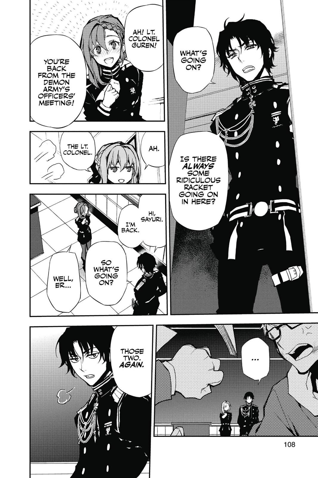Read Seraph of the End Vampire Reign Manga Online