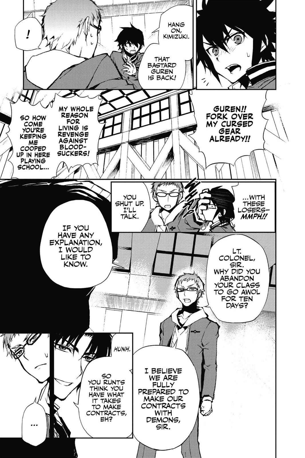 Read Seraph of the End Vampire Reign Manga Online