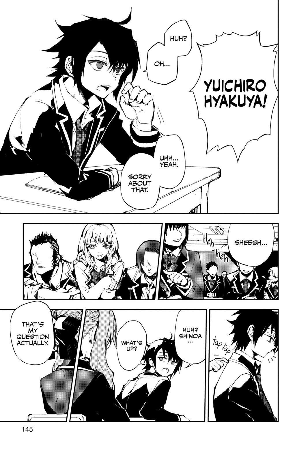 Read Seraph of the End Vampire Reign Manga Online
