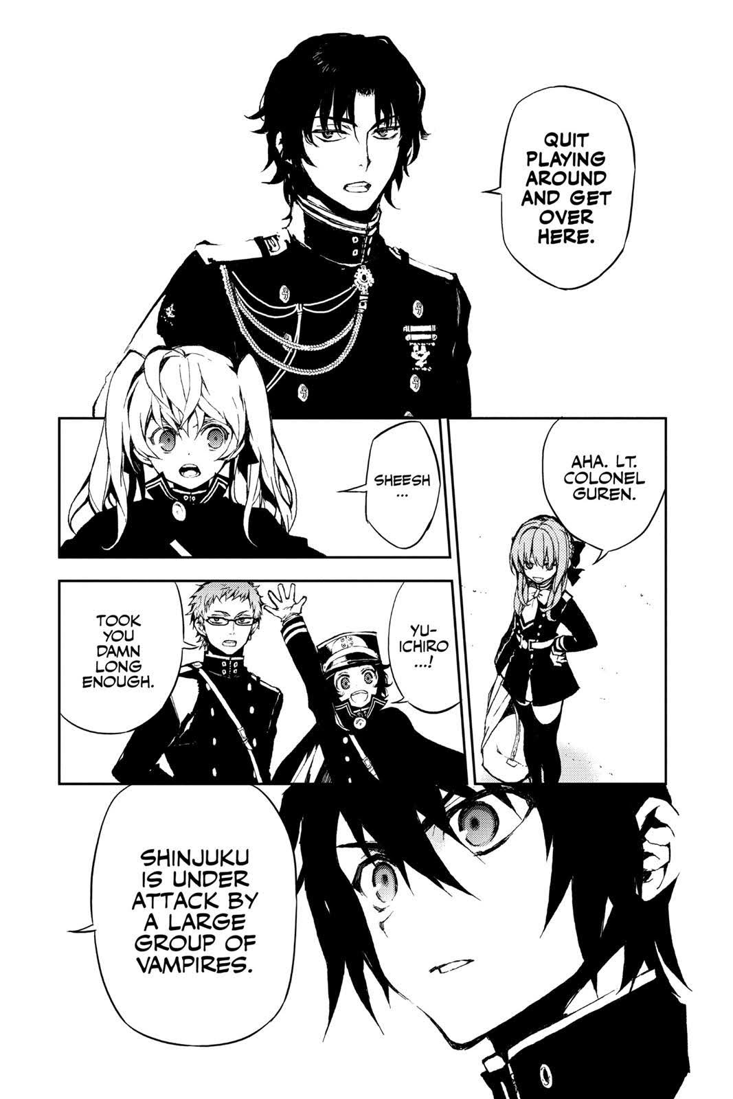 Read Seraph of the End Vampire Reign Manga Online