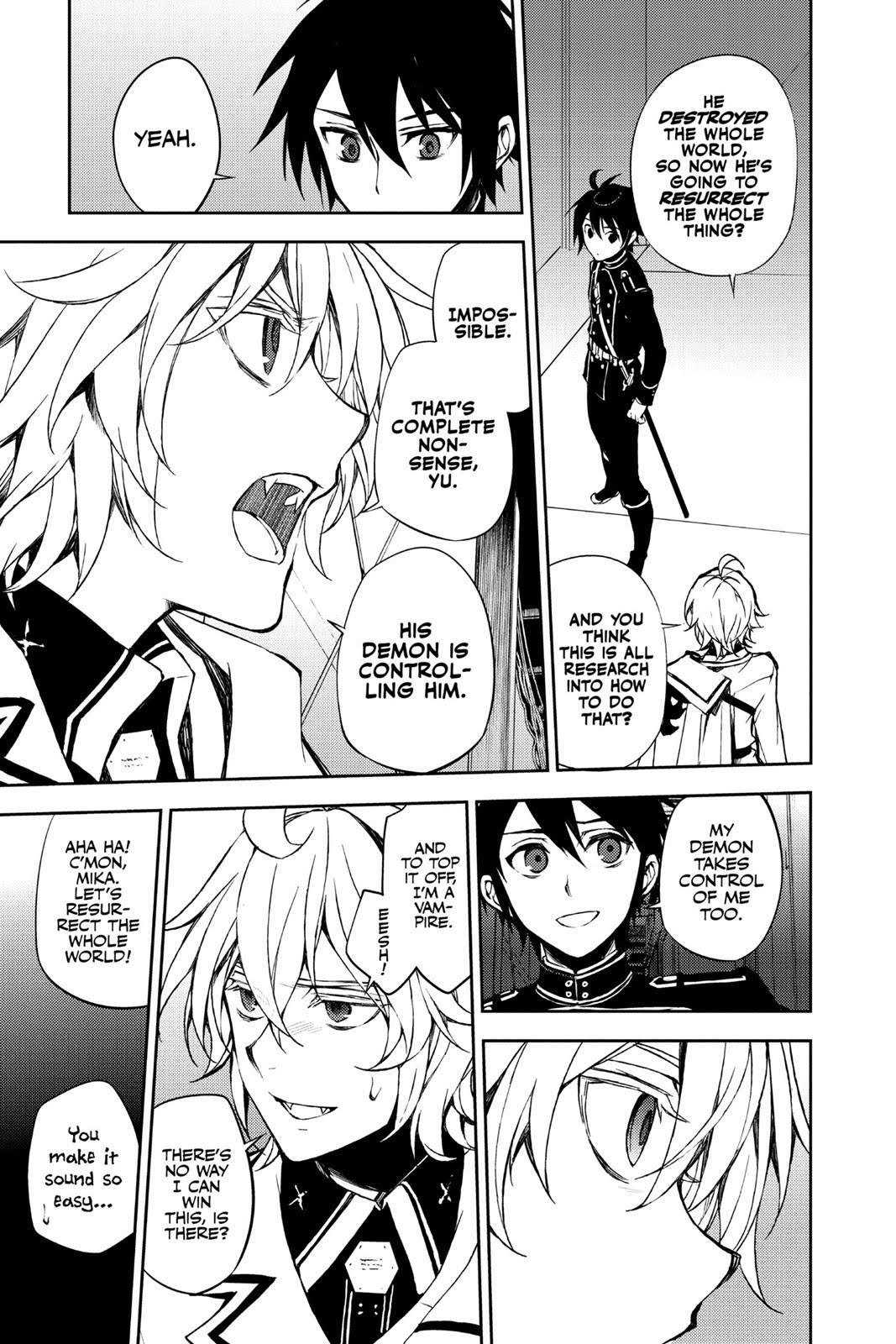 Read Seraph of the End Vampire Reign Manga Online