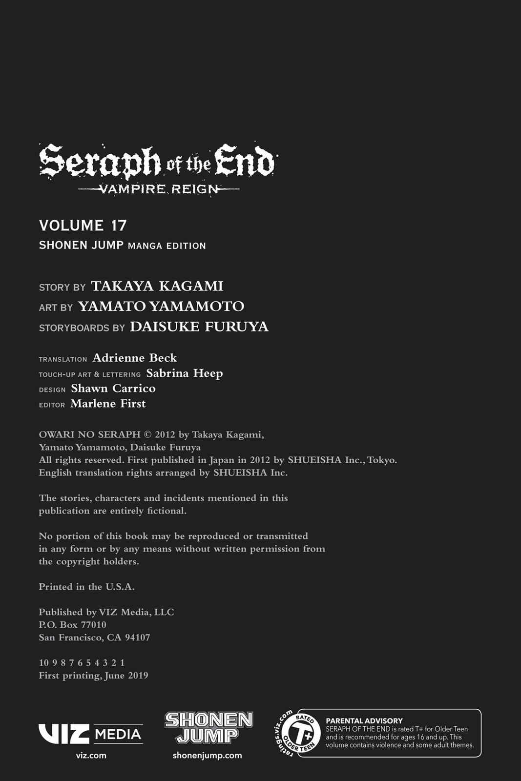 Read Seraph of the End Vampire Reign Manga Online