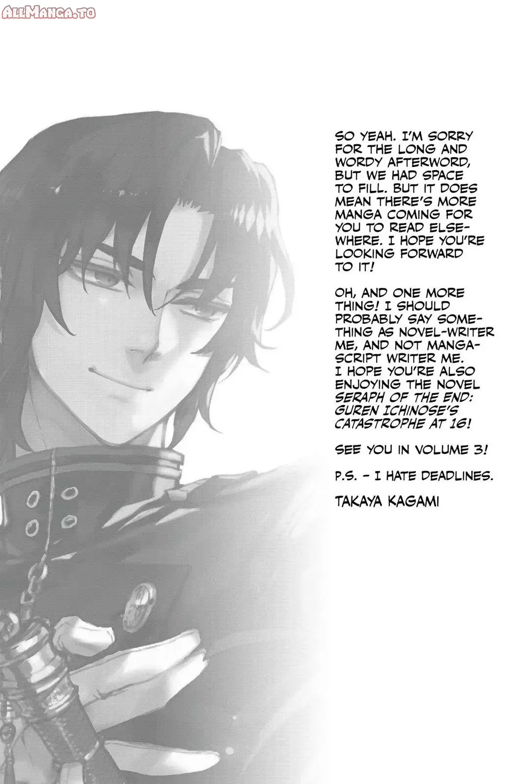 Read Seraph of the End Vampire Reign Manga Online