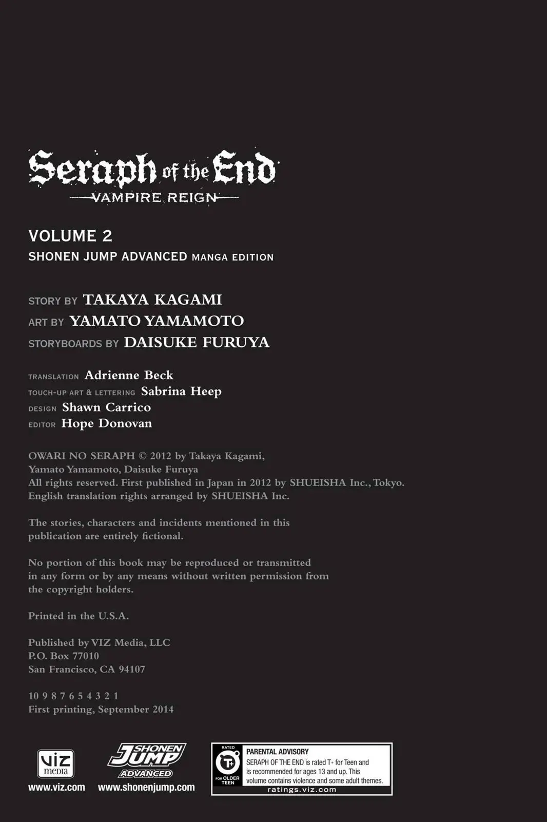 Read Seraph of the End Vampire Reign Manga Online