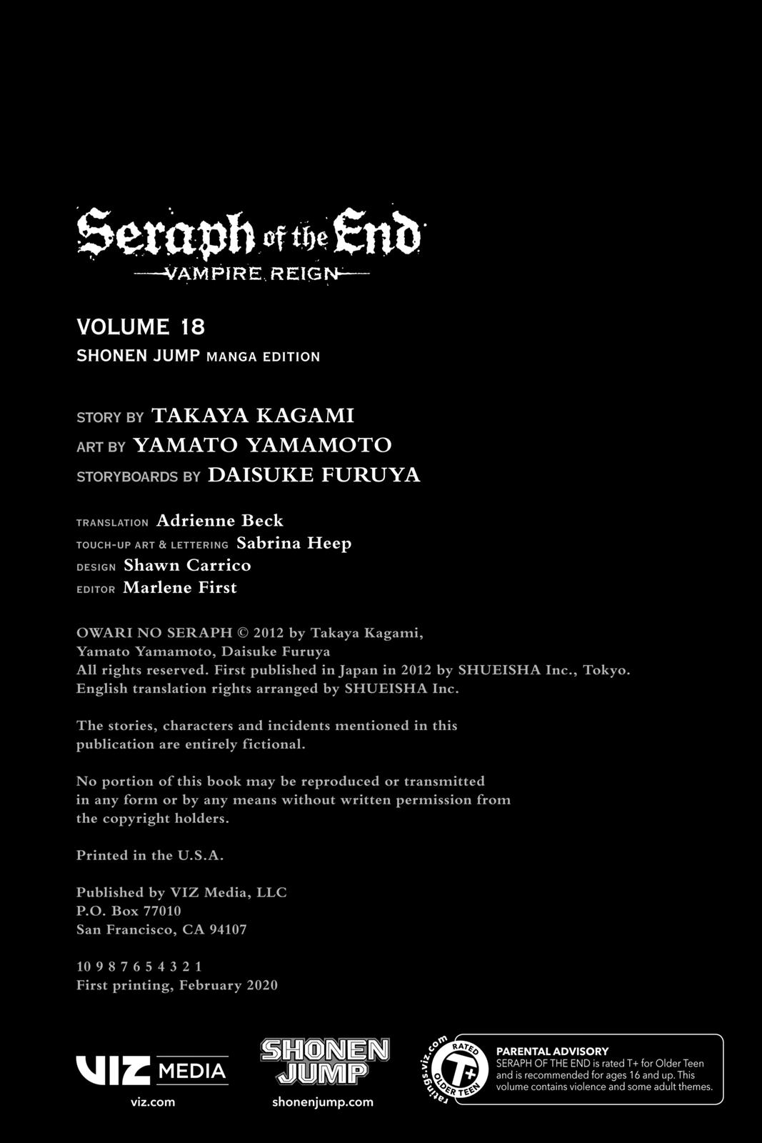Read Seraph of the End Vampire Reign Manga Online