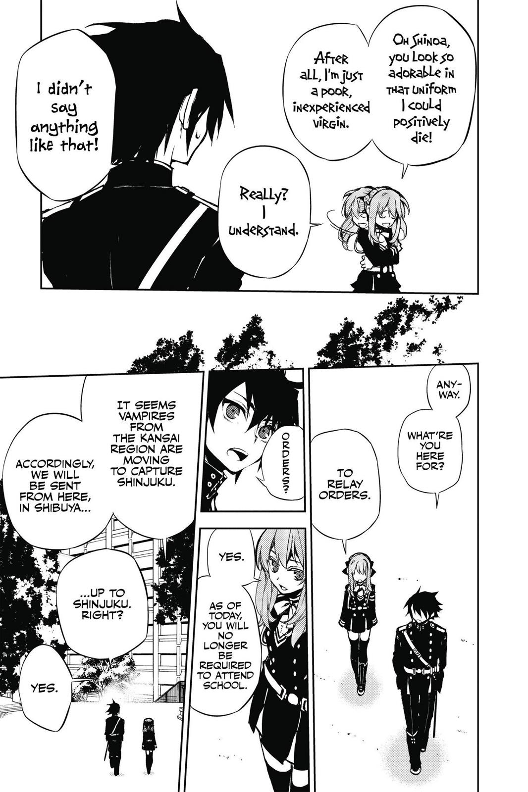Read Seraph of the End Vampire Reign Manga Online