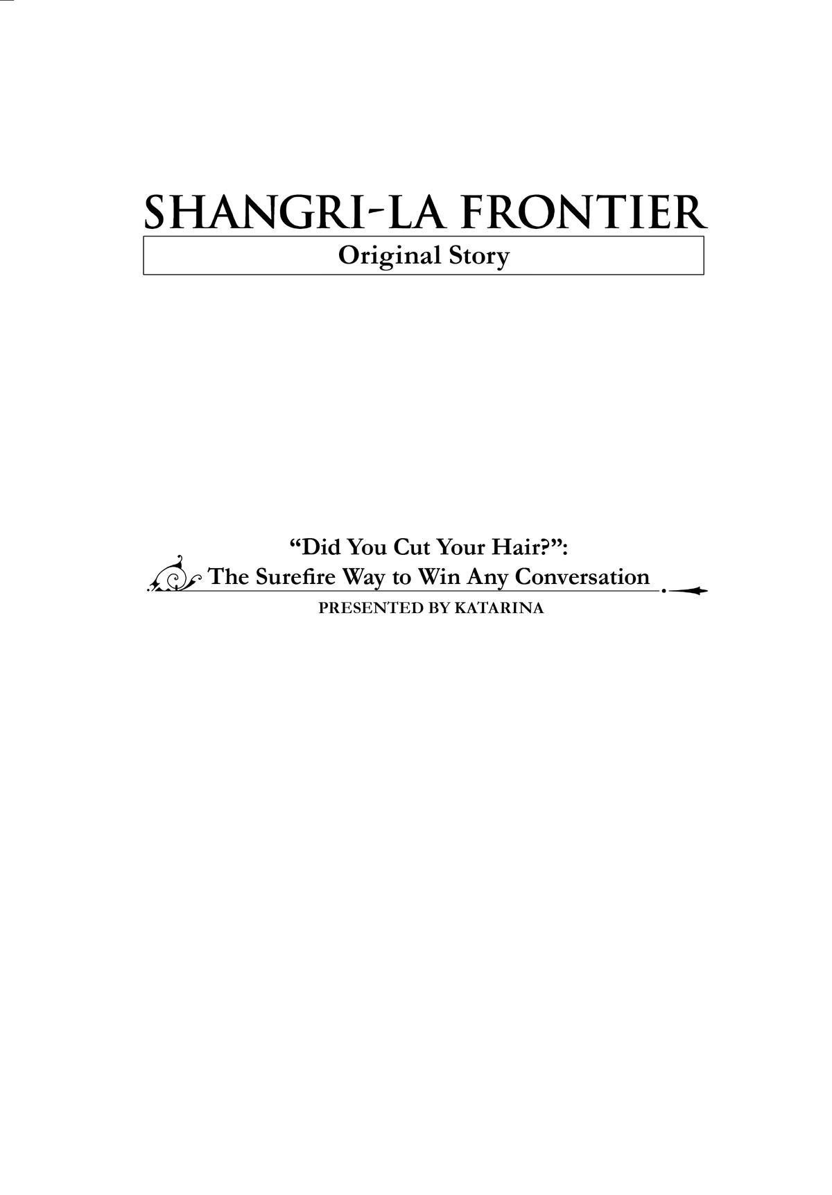 Read Shangri La Frontier Manga Online