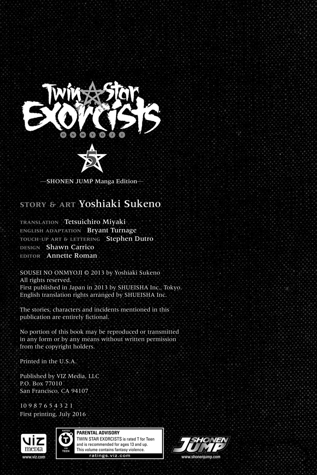 Read Twin Star Exorcists Manga Online