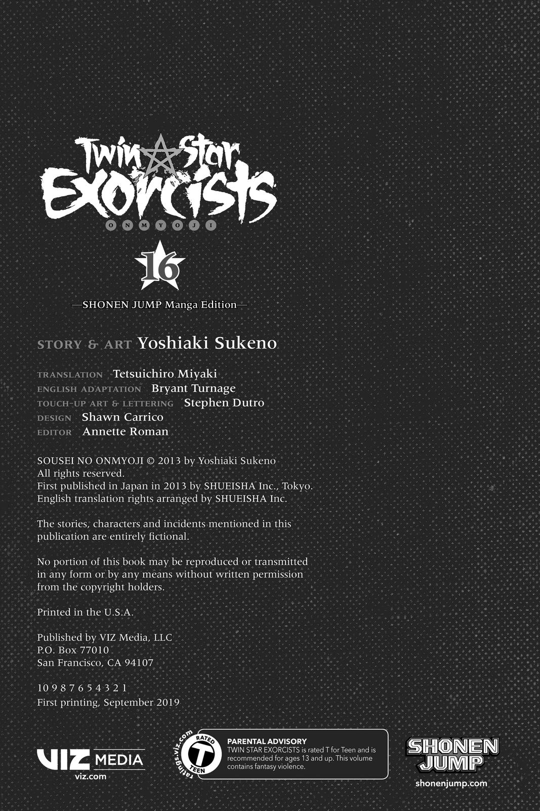 Read Twin Star Exorcists Manga Online