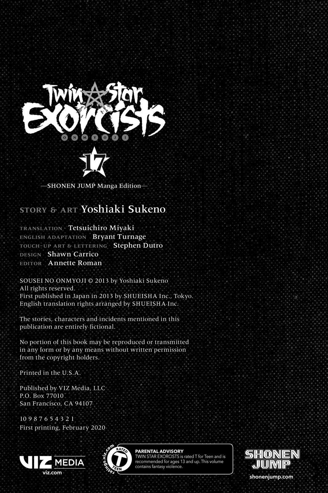 Read Twin Star Exorcists Manga Online
