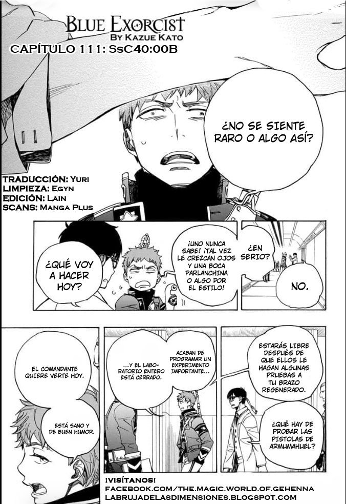 Read Blue Exorcist ES Manga Online
