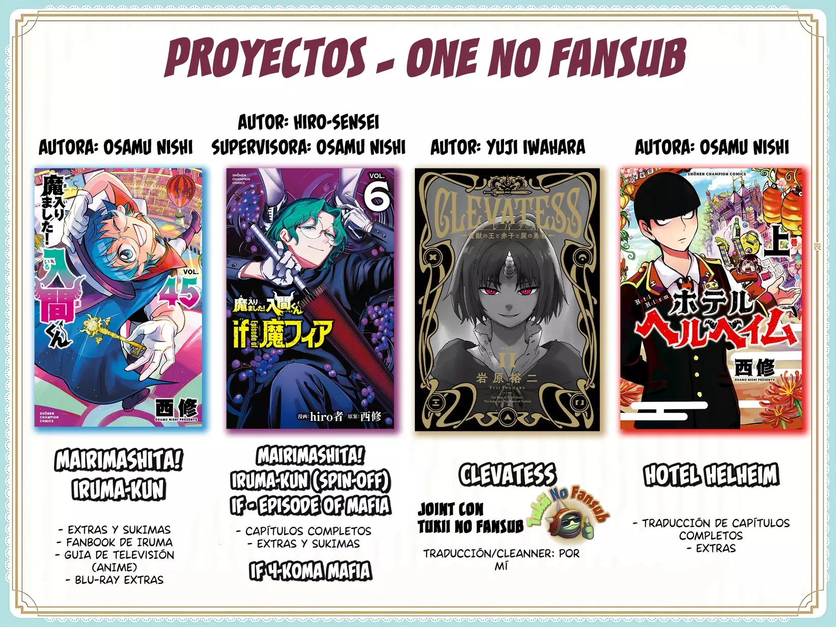 Read Iruma-kun if mafia ES Manga Online