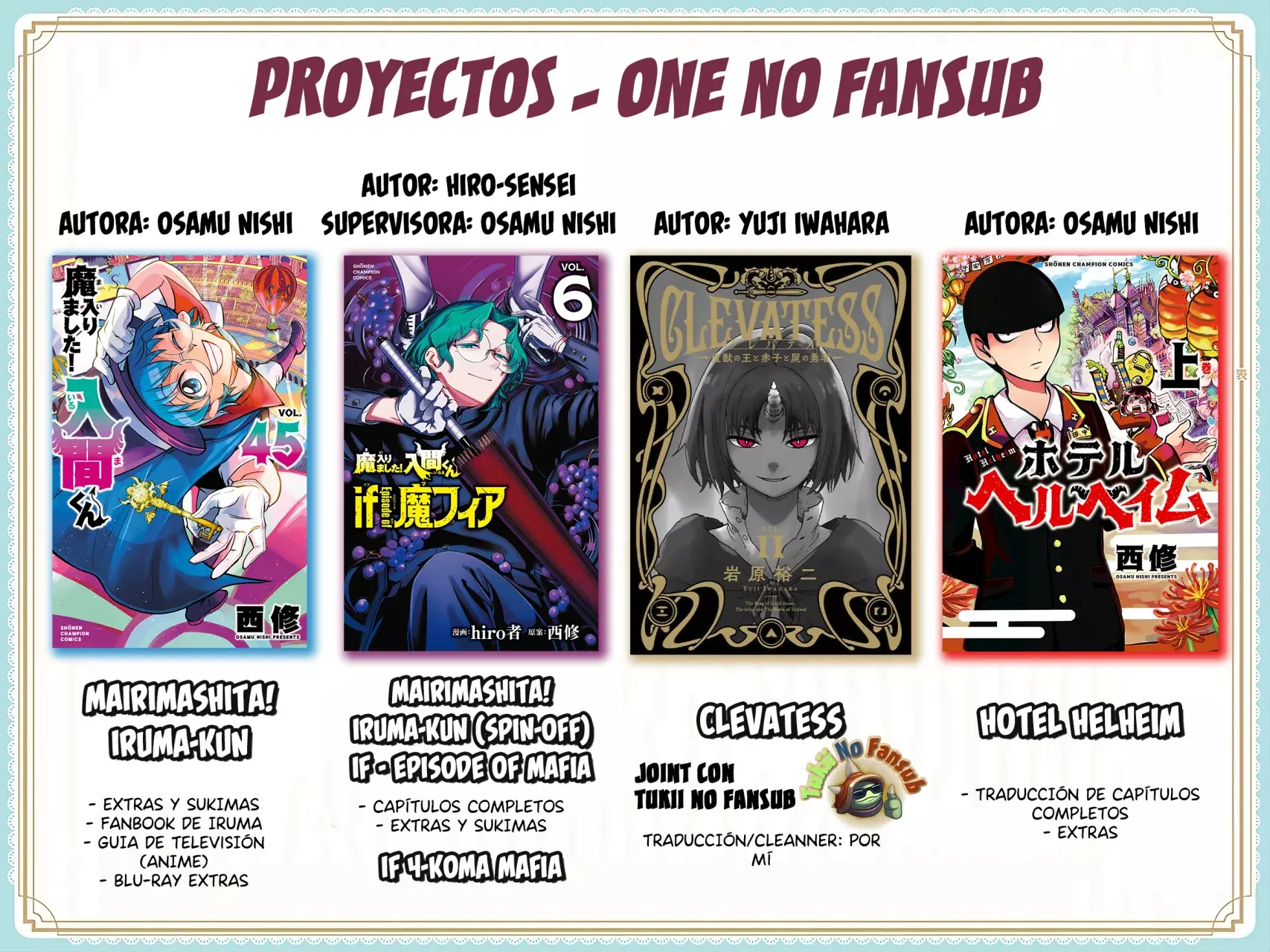 Read Iruma-kun if mafia ES Manga Online