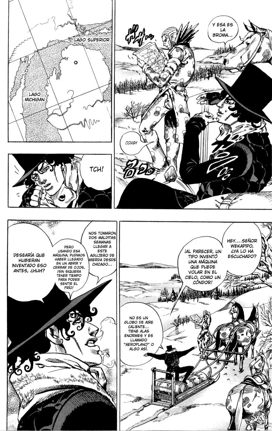 Read JoJo's Bizarre Adventure Parte 7 Steel Ball Run ES Manga Online