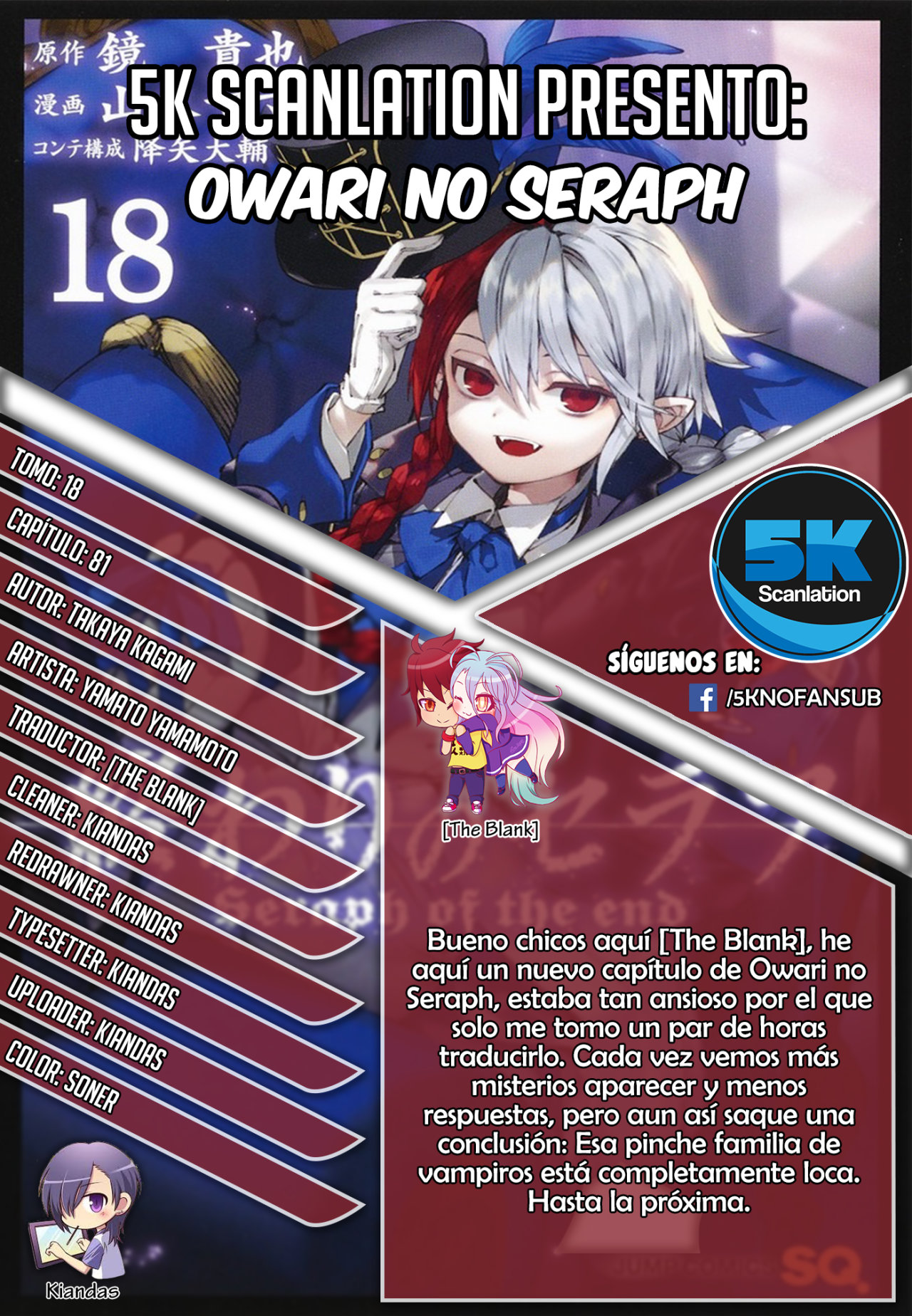 Read Owari no Seraph ES Manga Online