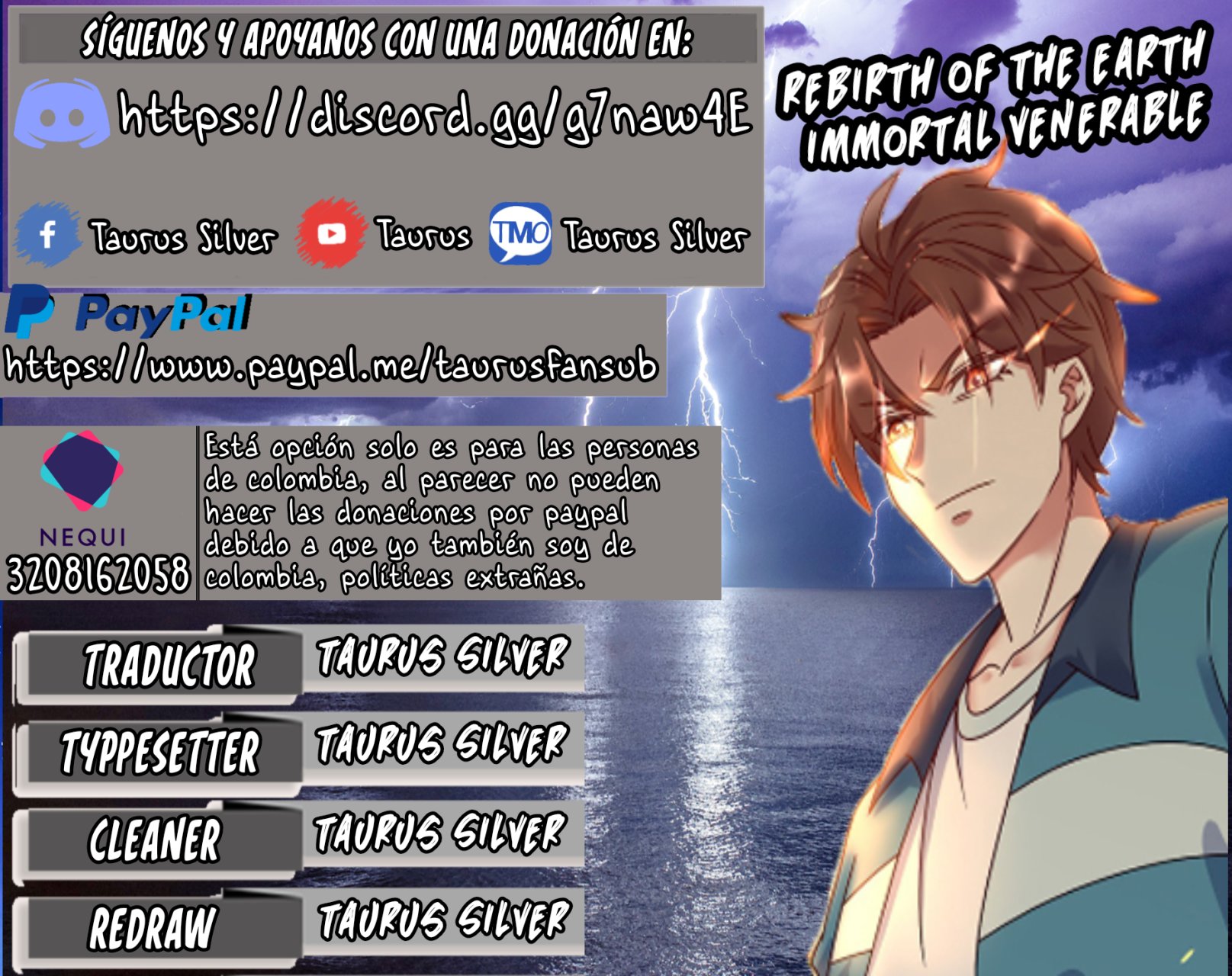 Read Renacimiento de la Tierra Inmortal Venerable ES Manga Online