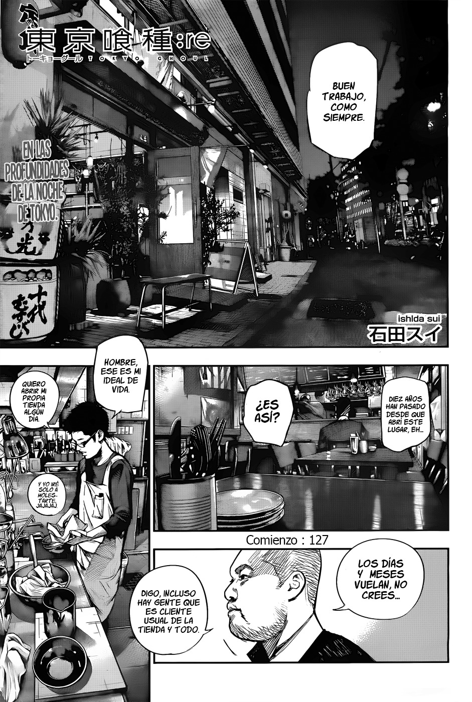 Read Tokyo Ghoul Re ES Manga Online