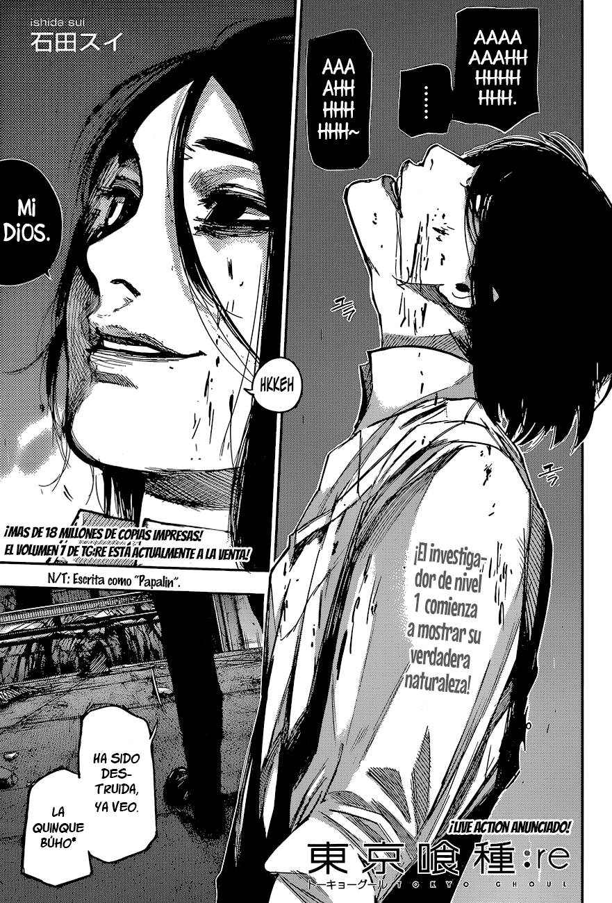 Read Tokyo Ghoul Re ES Manga Online
