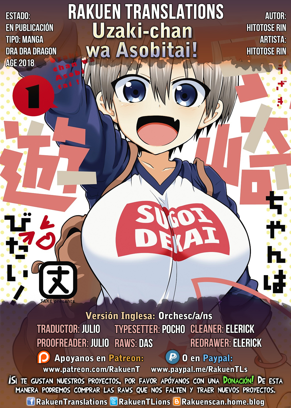 Read Uzaki-chan wa Asobitai! ES Manga Online
