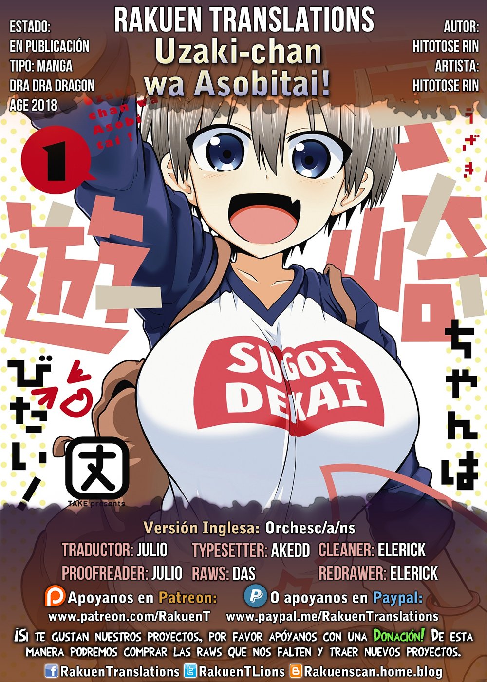 Read Uzaki-chan wa Asobitai! ES Manga Online