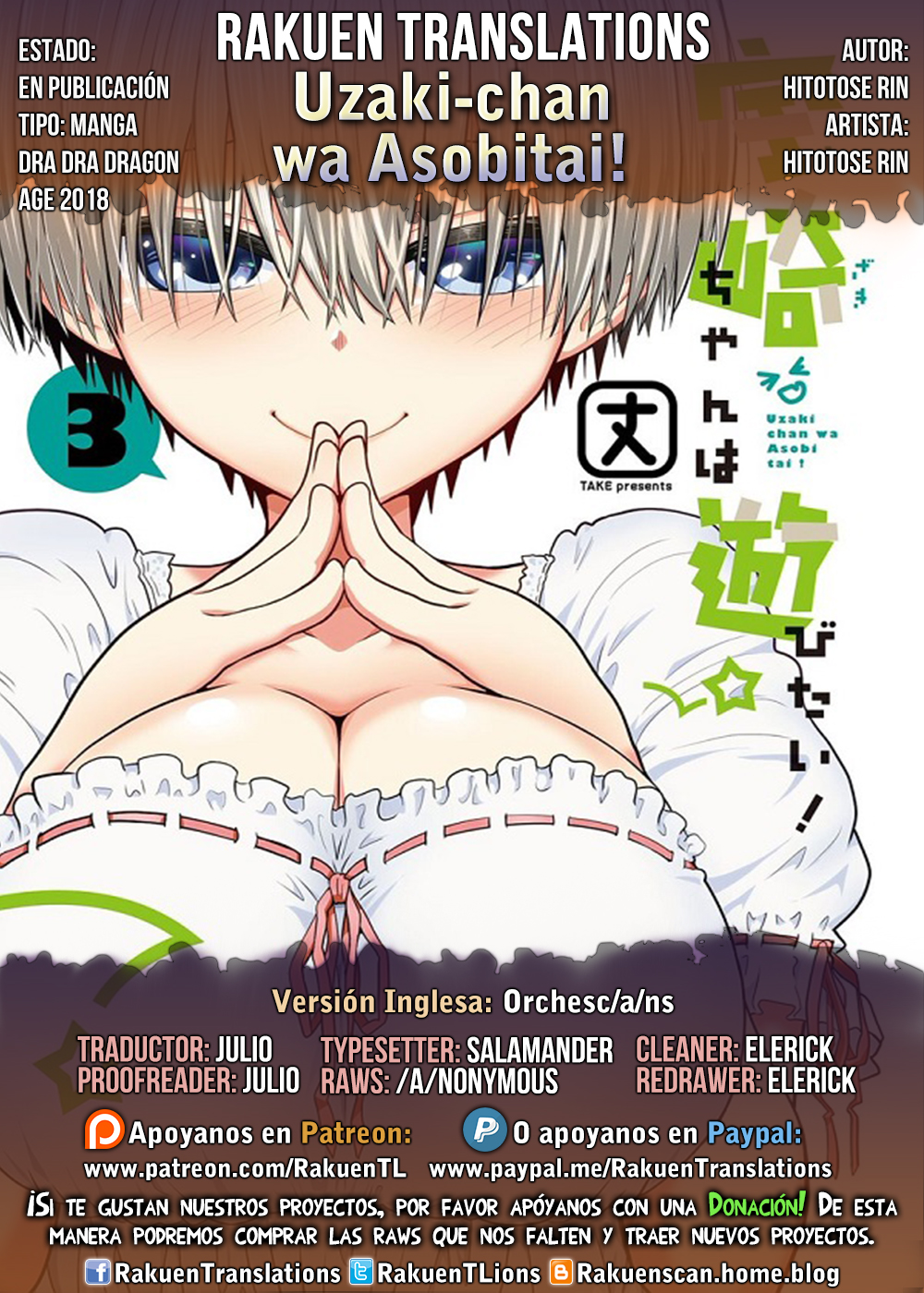 Read Uzaki-chan wa Asobitai! ES Manga Online