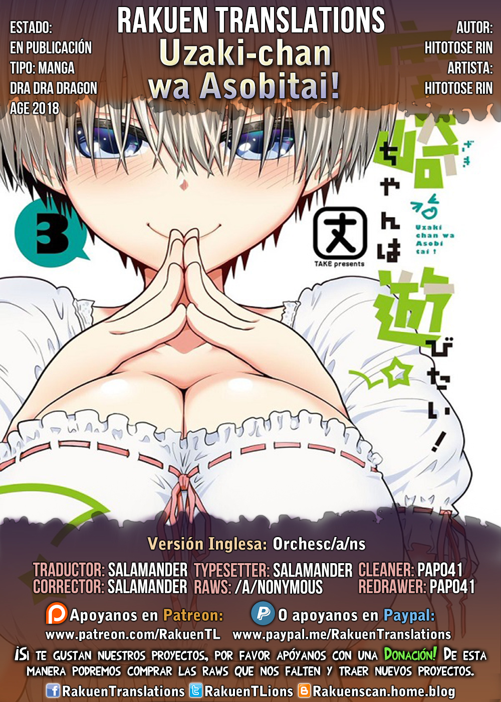 Read Uzaki-chan wa Asobitai! ES Manga Online