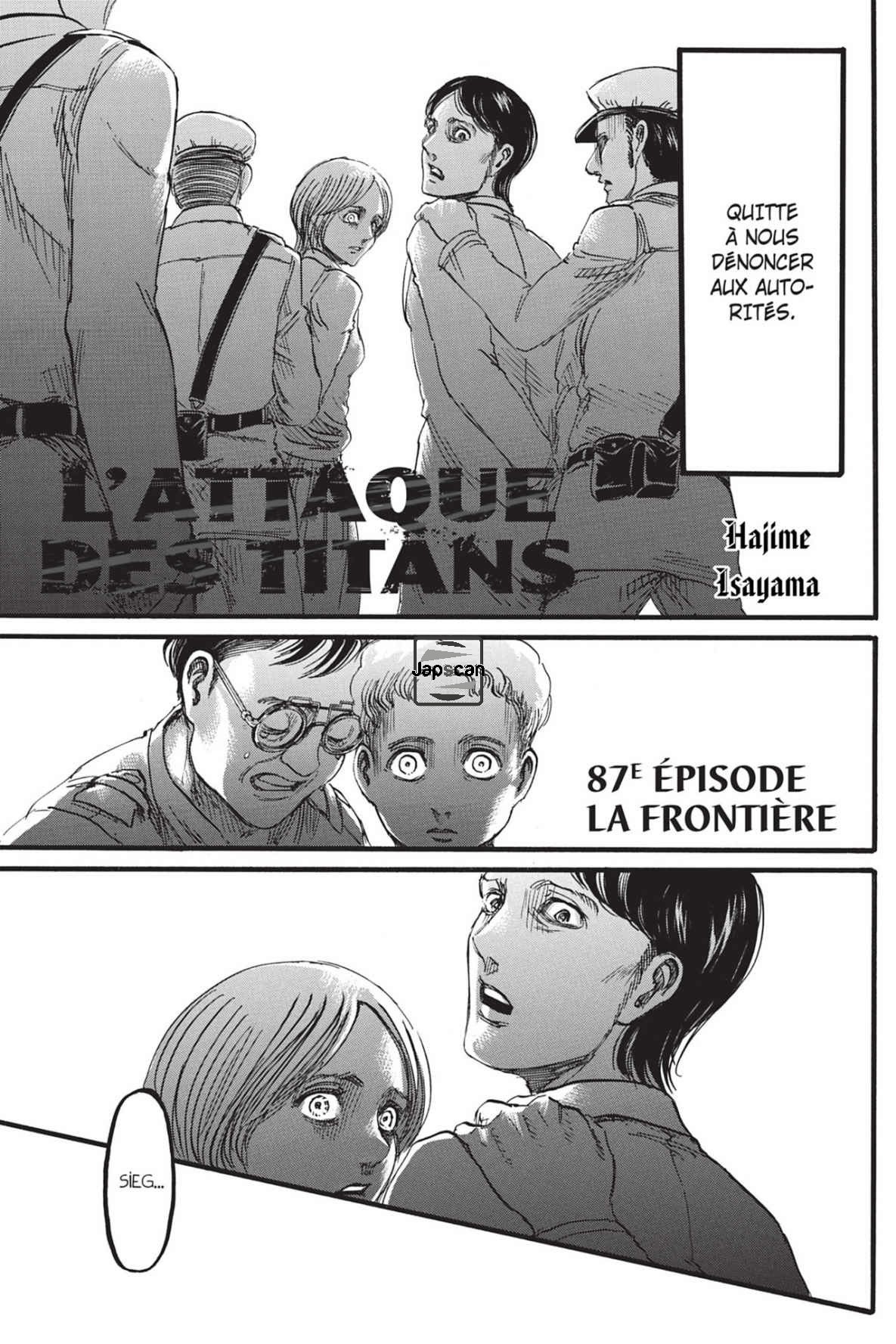 Read Attaque des titans FR Manga Online