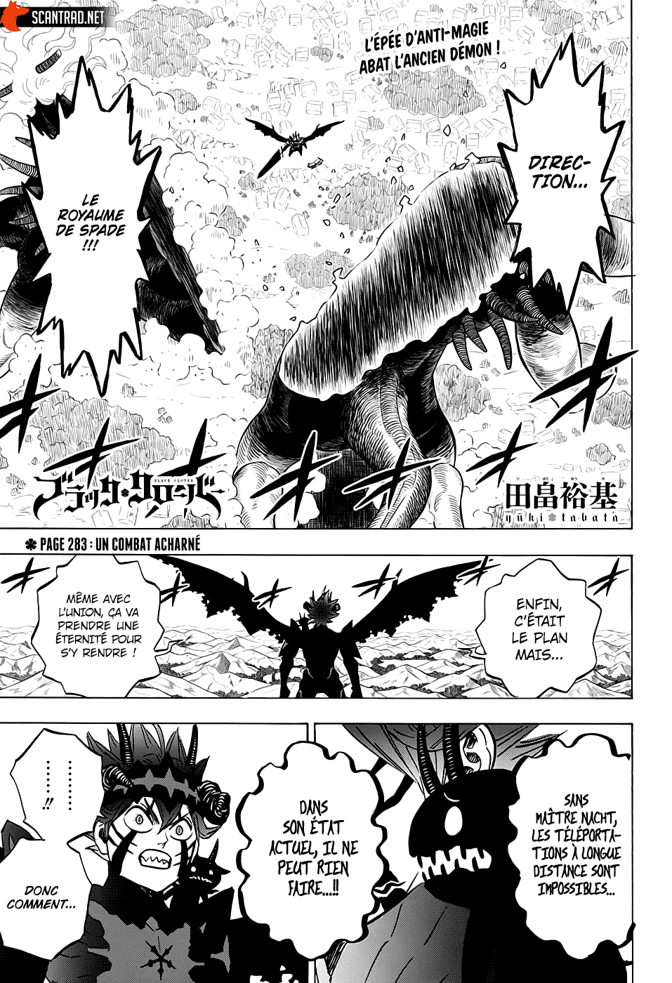 Read Black Clover FR Manga Online