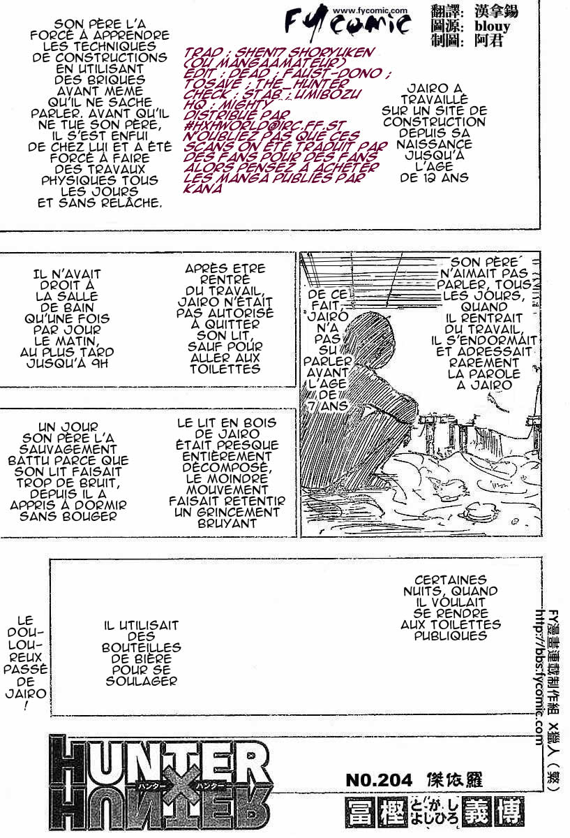 Read Hunter X Hunter FR Manga Online