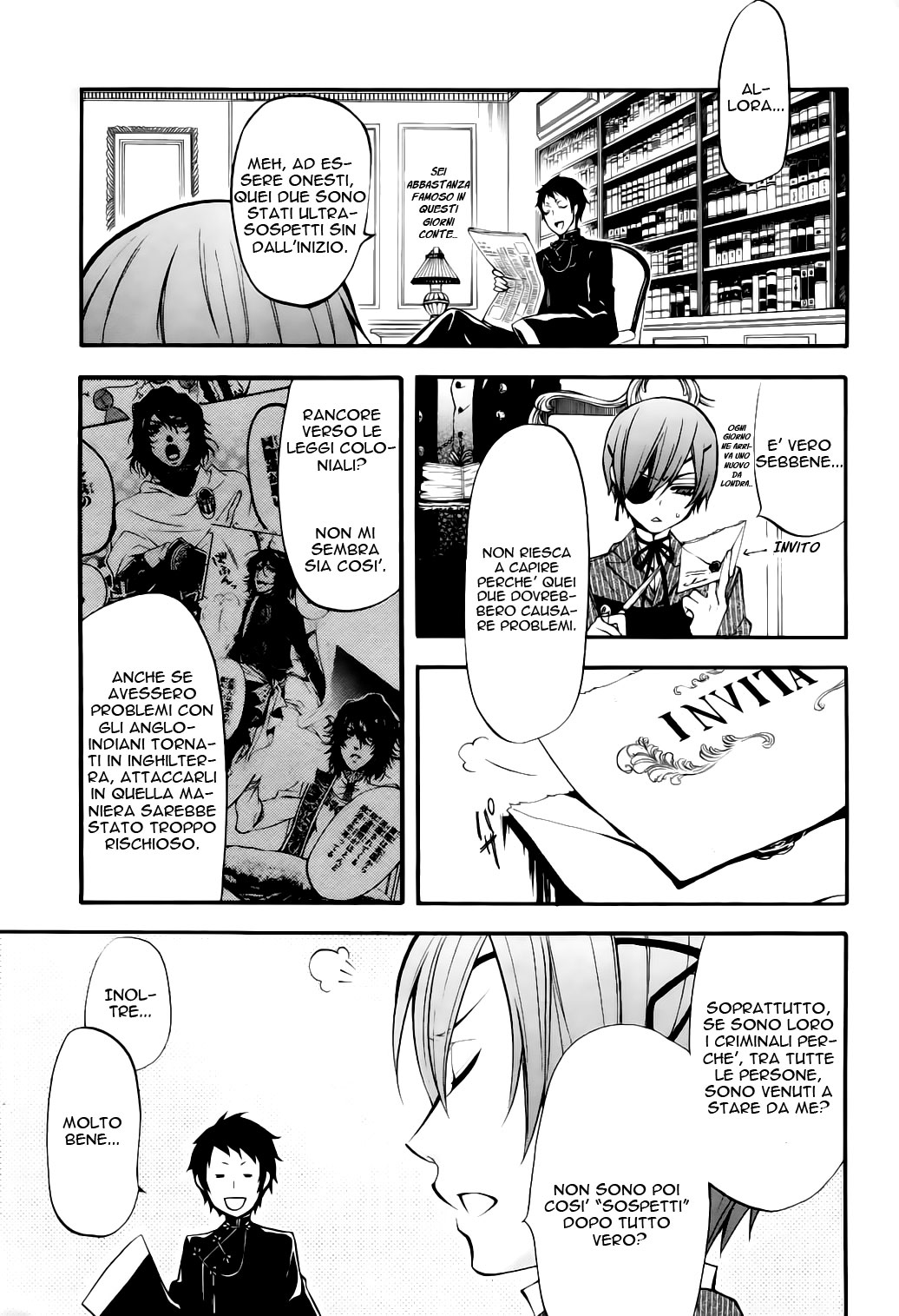 Read Black Butler IT Manga Online