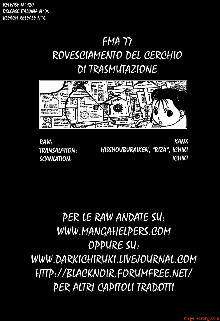 Read Fullmetal Alchemist IT Manga Online